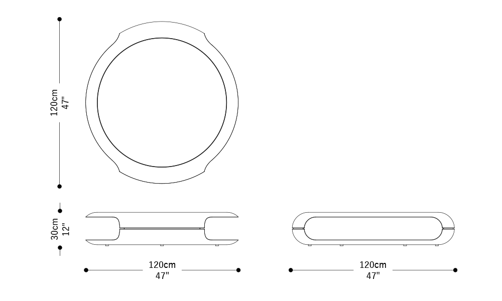 Imagen de las dimensiones principales del producto